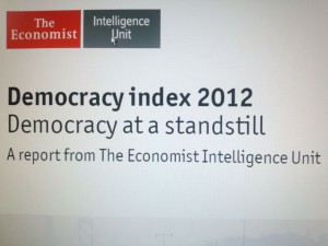 democracy index 2012