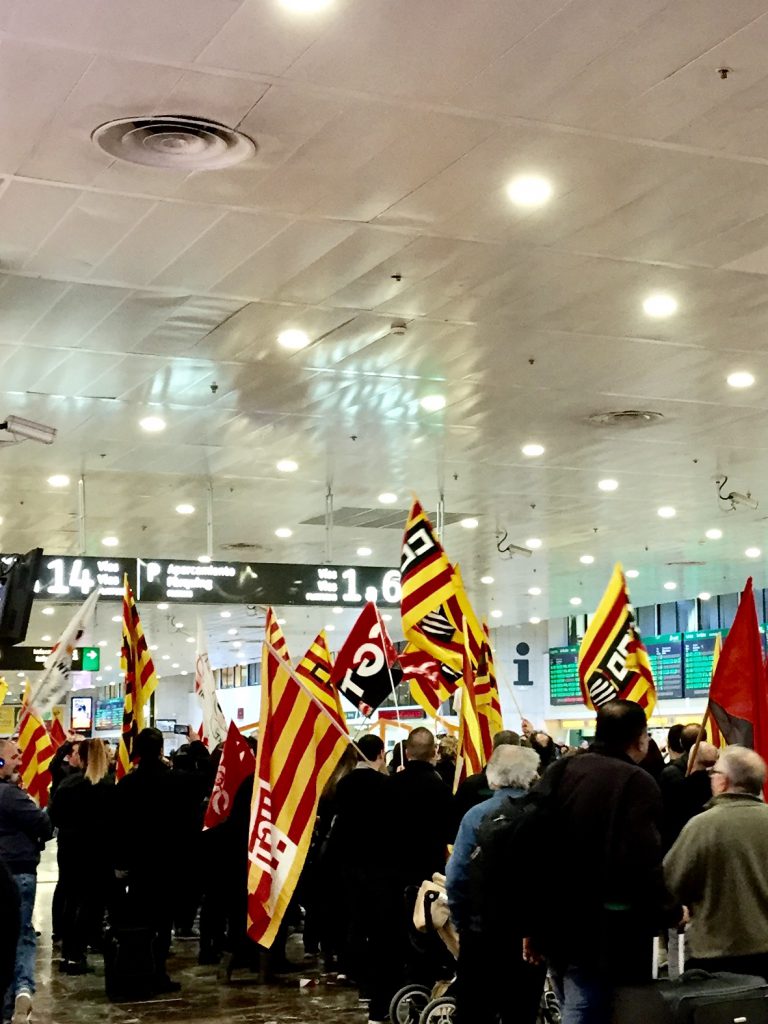 バルセロナ　デモ